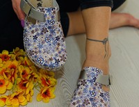 Dámská zdravotní obuv Leons Crura - Béžový kvet