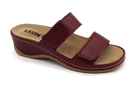 Dámská zdravotní obuv Leons Betty - Bordo