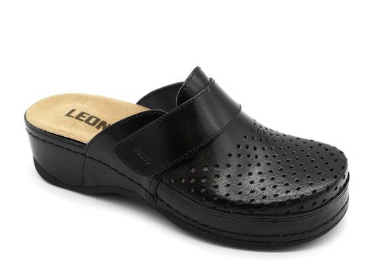Dámská zdravotní obuv Leons Spring - Čierna
