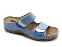 Dámská zdravotní obuv Leons Sena - Svetlo modrá