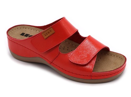 Dámská zdravotní obuv Leons Meggy - červená