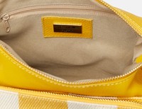 Anna Morellini kožená taška kabelka přes rameno - Žltá