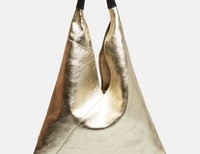 Isabella Rhea kožená kabelka - Zlatá