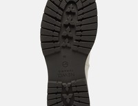 Newd. Tamaris kožené šněrovací boty - Svetlo sivá