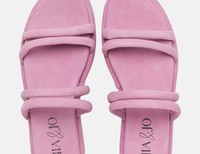 Mia & Jo kožené pantofle - Ružová