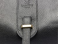 Santini Firenze kožená kabelka - Čierna