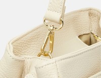 Santini Firenze kožená taška kabelka - Biela
