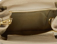 Santini Firenze kožená taška kabelka - Biela