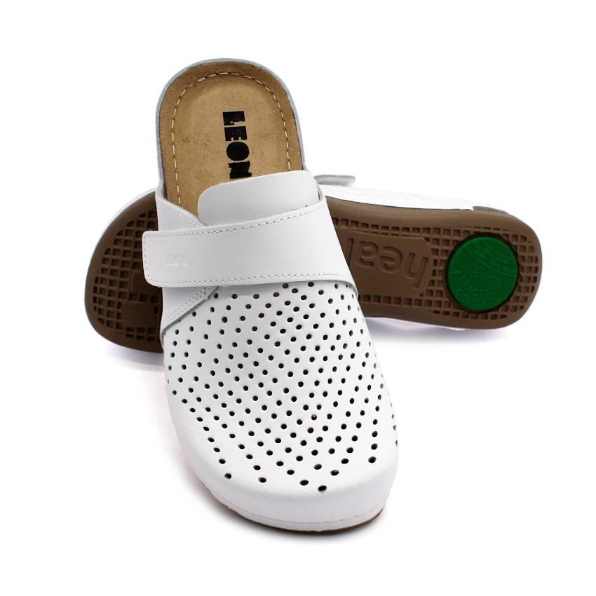 Dámská zdravotní obuv Leons Aurora - Bílá bakar