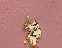 US Polo Assn. kožená kabelka messenger - Ružová