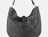 Anna Morellini Leather handbag - Čierna