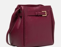 Santini Firenze kožená taška kabelka červená - Červená