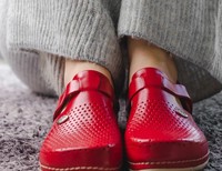 Dámská zdravotní obuv Leons Crura - Červená