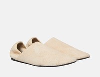 Filippa K barefoot kožené slip-on boty - Béžová