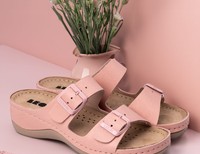 Dámská zdravotní obuv Leons Santy - Ružová