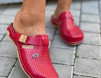 Dámská zdravotní obuv Leons Crura - Červená
