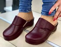 Dámská zdravotní obuv Leons Flexi - Bordo