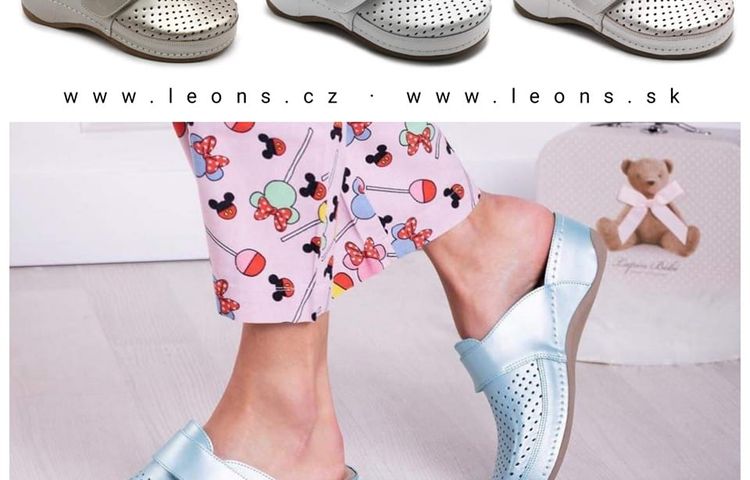 Dámská zdravotní obuv Leons Spring - Bílá