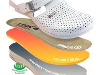 Dámské zdravotní sandály Leons Lyra - Čierná