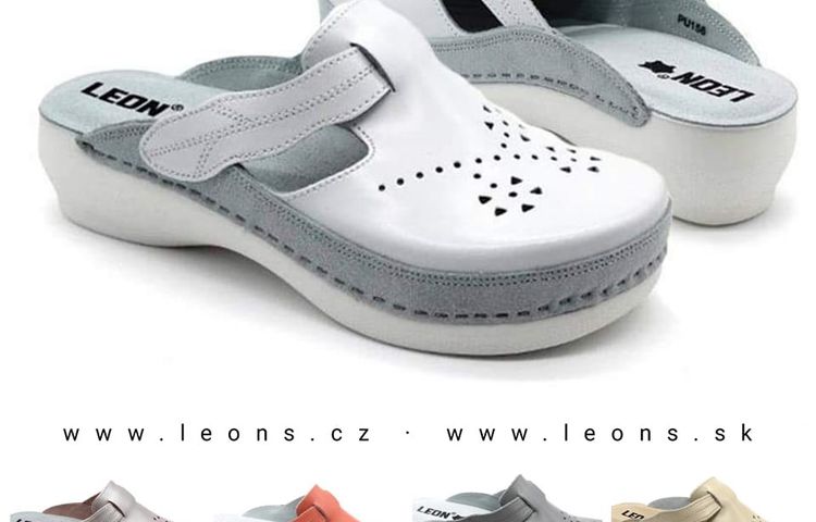 Dámská zdravotní obuv Leons Step - Biela