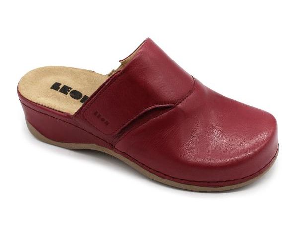 Dámská zdravotní obuv Leons Flexi - Bordo