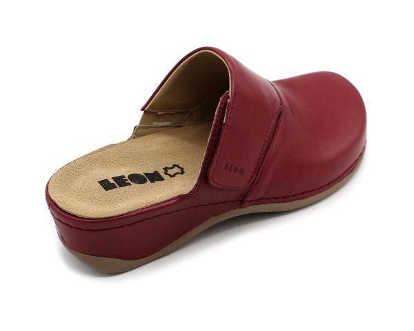 Dámská zdravotní obuv Leons Flexi - Bordo
