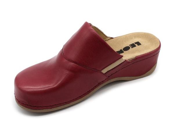 Dámská zdravotní obuv Leons Flexi - Bordo