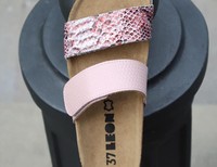 Dámská zdravotní obuv Leons Paris - Ružový had