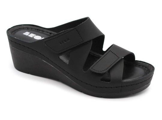 Dámská zdravotní obuv Leons Punto - Čierna